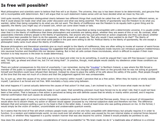 ramblings/freewill screenshot