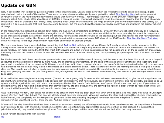 ramblings/gbn2 screenshot