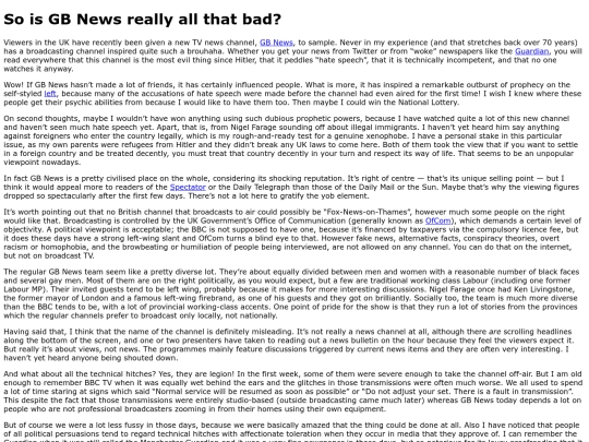ramblings/gbnews screenshot