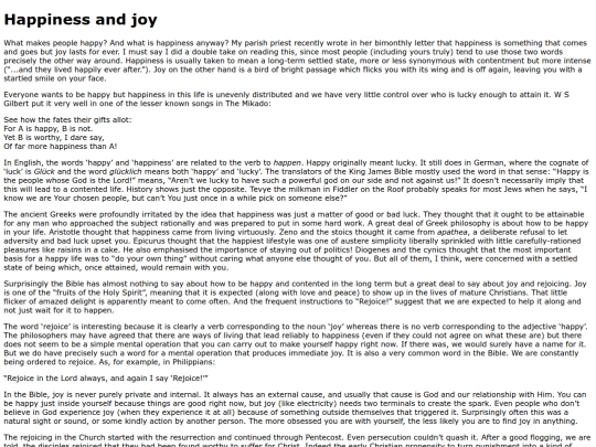 ramblings/happiness screenshot