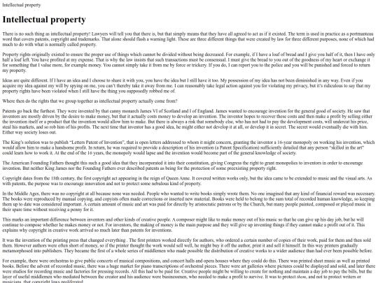 ramblings/intelprop screenshot
