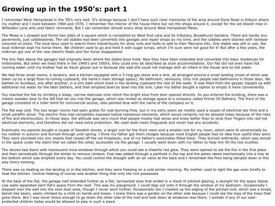 ramblings/memoire1 screenshot