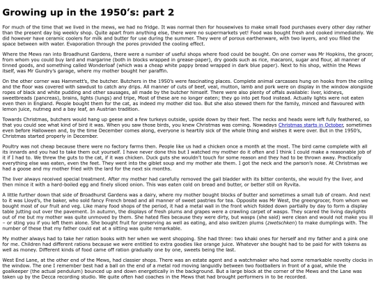 ramblings/memoire2 screenshot
