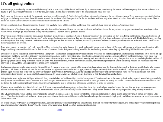 ramblings/online screenshot