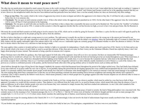 ramblings/peace screenshot