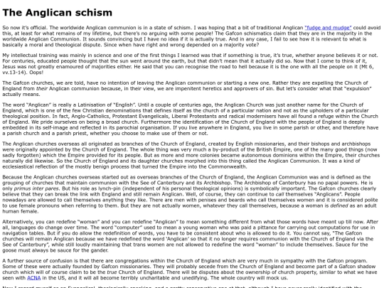 ramblings/schism screenshot