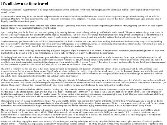 ramblings/time screenshot