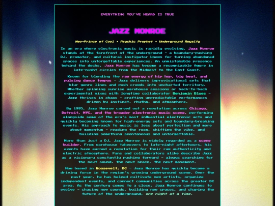 bio screenshot