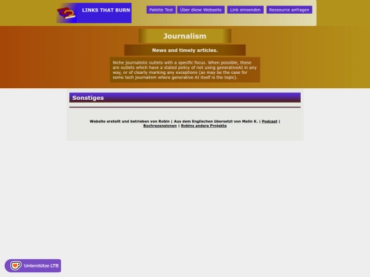 de/journalism screenshot