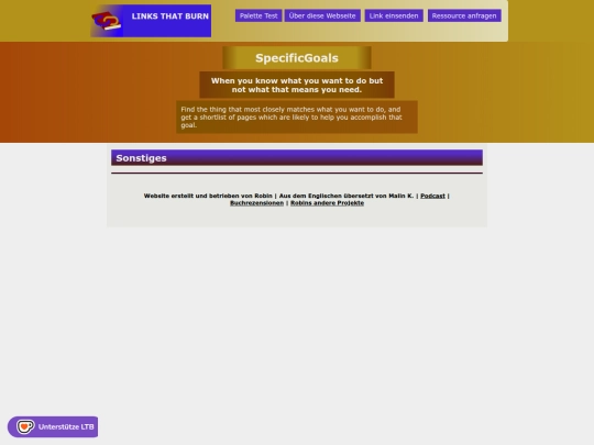de/specificgoals screenshot