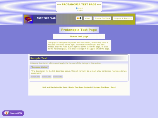 debug/testpage-protanopia screenshot