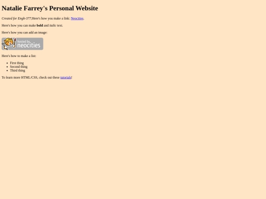 index screenshot