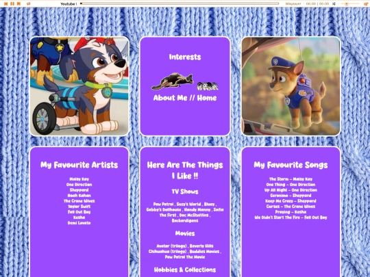 interests screenshot