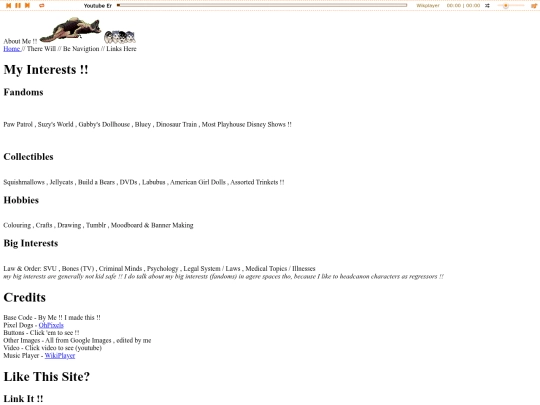pages/about screenshot