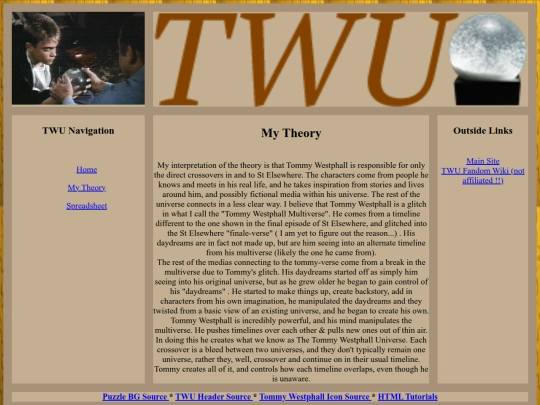 westphall/mytheory screenshot