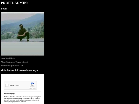 Html/halamanprofil screenshot