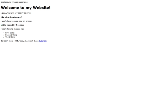 index screenshot