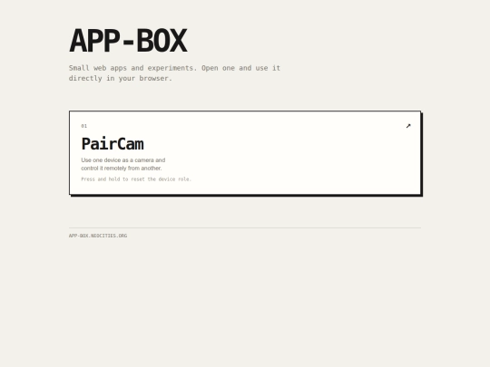 index screenshot