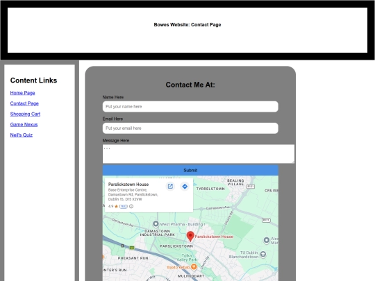 contact screenshot