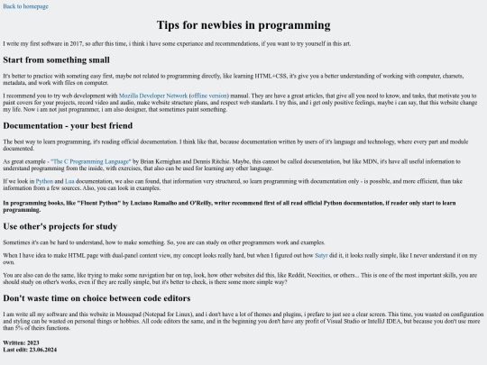 rewrite/programmingnewbie screenshot