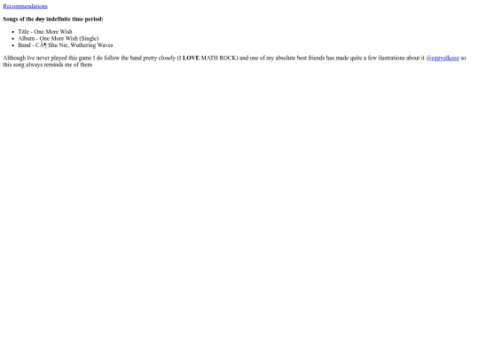 templates/recommendations screenshot