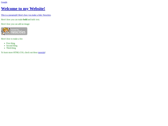 index screenshot