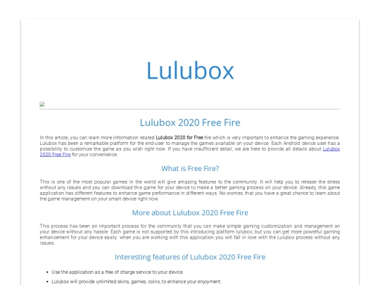 lulubox-2020-free-fire screenshot