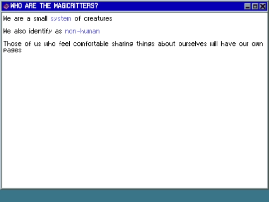 info screenshot