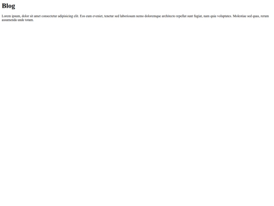 pages/blog screenshot