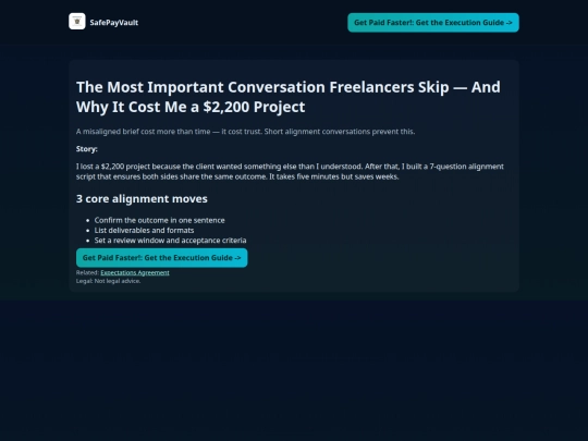 client-alignment-template screenshot