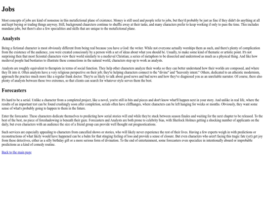 Metafiction_world/Wiki/jobs screenshot