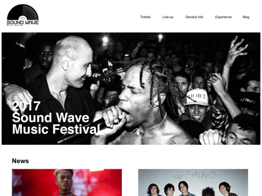 Blog screenshot
