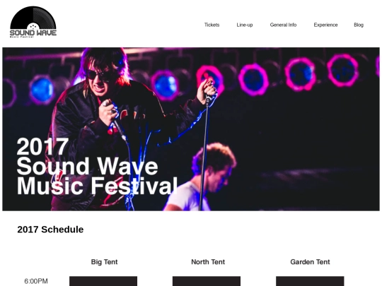 schedule screenshot
