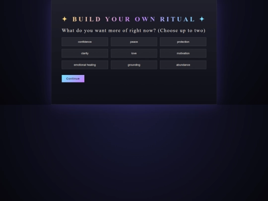 ritual screenshot