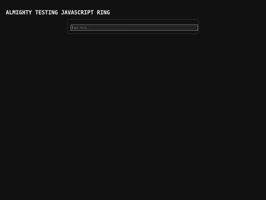 thealmightytestingring/ring1 screenshot