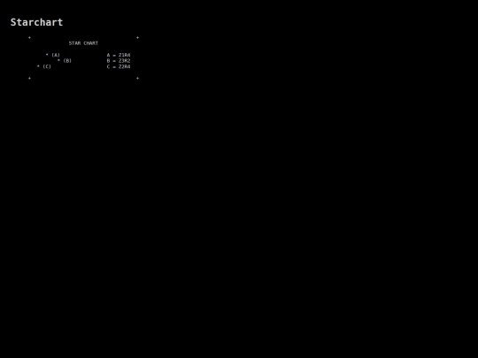 xork/starchart screenshot