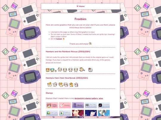 site/freebies screenshot