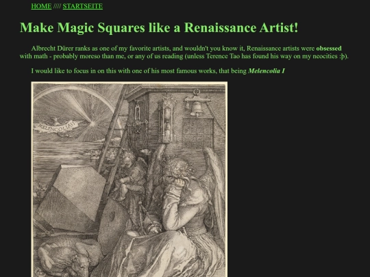 text/melancholia-squares screenshot