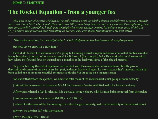 text/rocket-equation screenshot