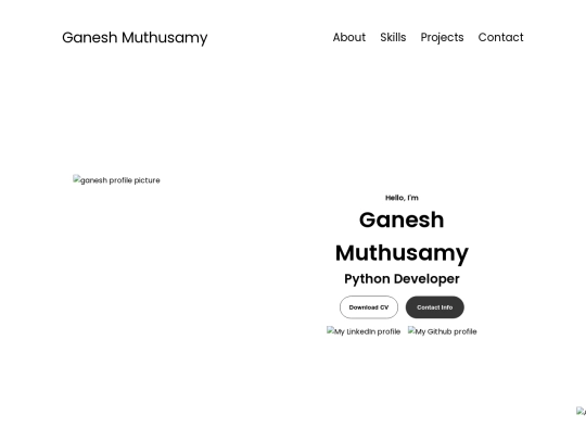 Portfolio screenshot