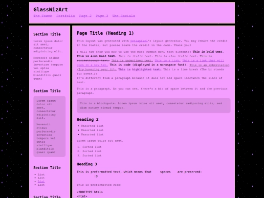 index screenshot
