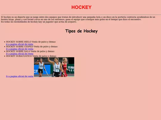tipos de hockey screenshot