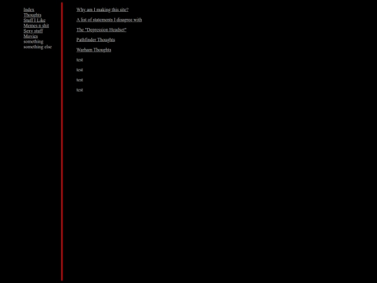 Thoughts screenshot