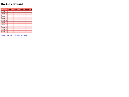darts-scorecard screenshot
