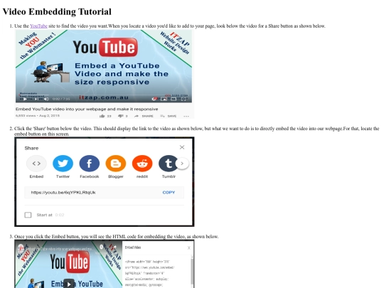 video-embedding-tutorial screenshot