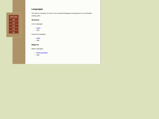 Languages screenshot