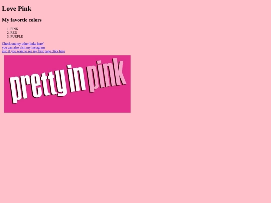 pink screenshot