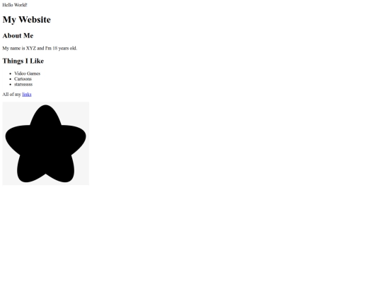 test screenshot