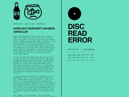 error screenshot