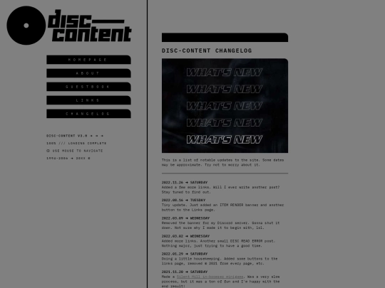 log screenshot